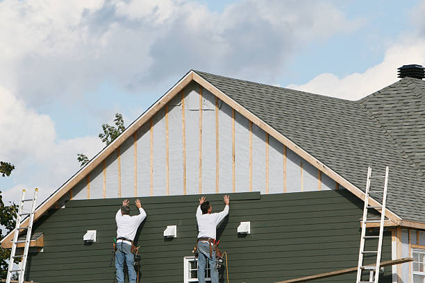 Professional Emergency Siding Repair technician working in Fairview, GA
